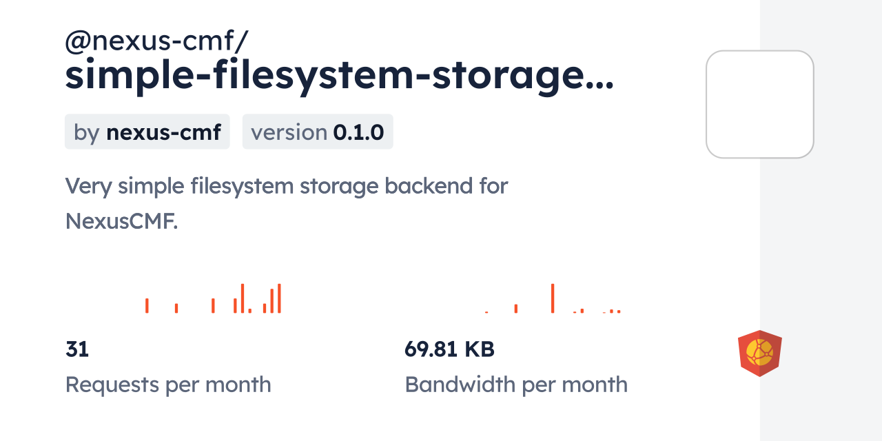 @nexus-cmf/simple-filesystem-storage-backend CDN by jsDelivr - A CDN ...