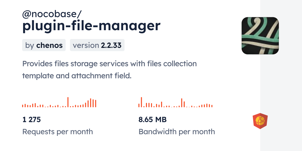 @nocobase/plugin-file-manager CDN by jsDelivr - A CDN for npm and GitHub