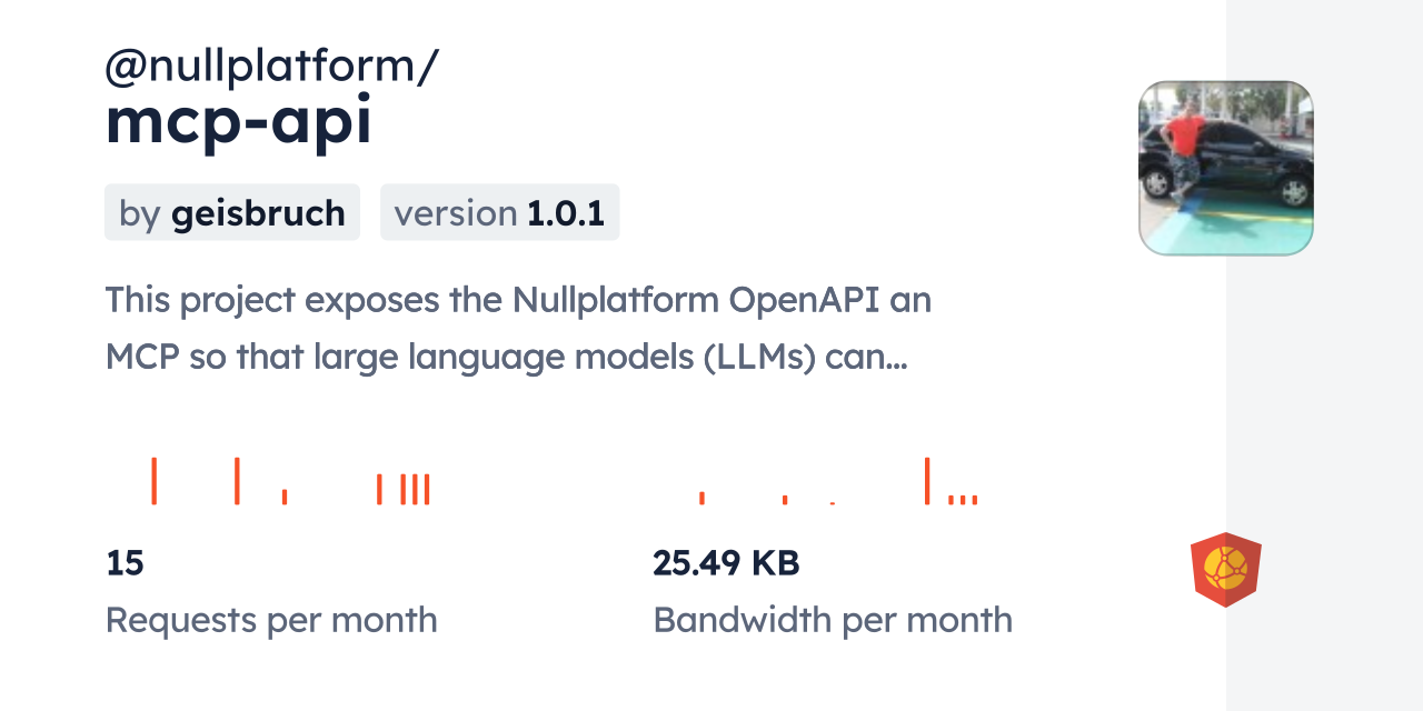 @nullplatform/mcp-api CDN by jsDelivr - A CDN for npm and GitHub