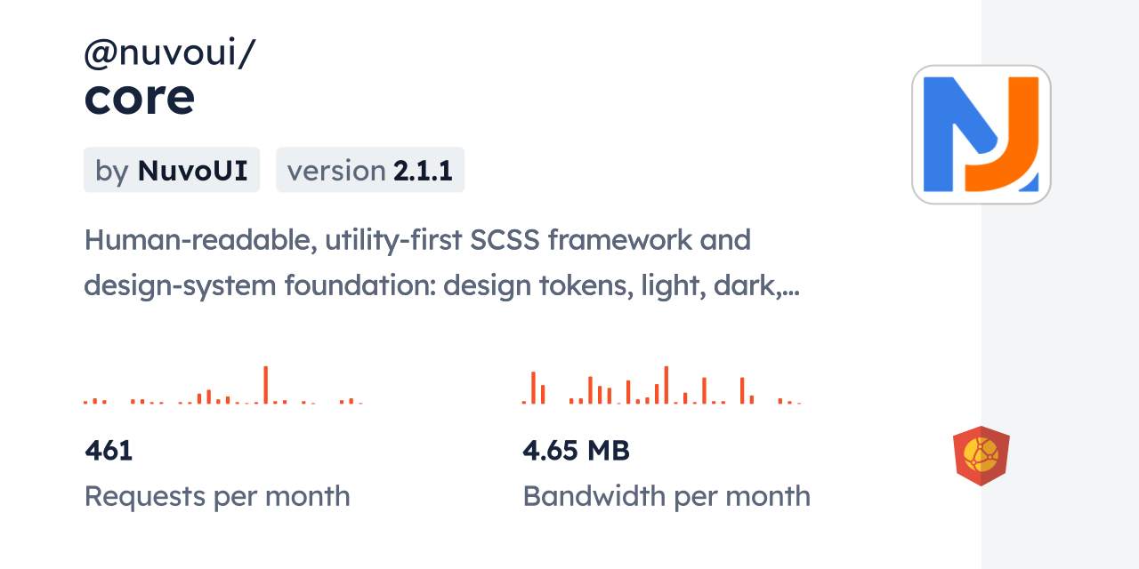 @nuvoui/core CDN by jsDelivr - A CDN for npm and GitHub