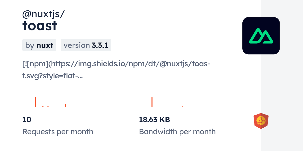 nuxtjs/toast CDN by jsDelivr A CDN for npm and GitHub