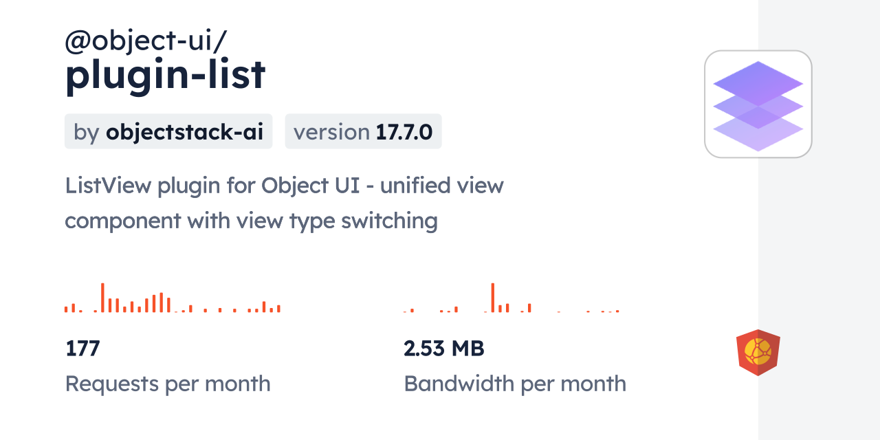 @object-ui/plugin-list CDN by jsDelivr - A CDN for npm and GitHub