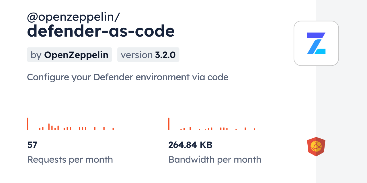 @openzeppelin/defender-as-code CDN by jsDelivr - A CDN for npm and GitHub