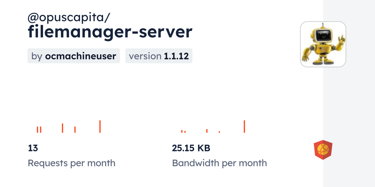 @opuscapita/filemanager-server CDN by jsDelivr - A CDN for npm and GitHub