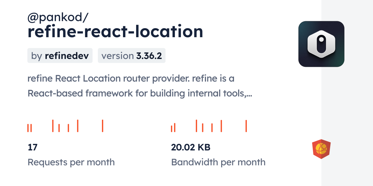 @pankod/refine-react-location CDN by jsDelivr - A CDN for npm and GitHub