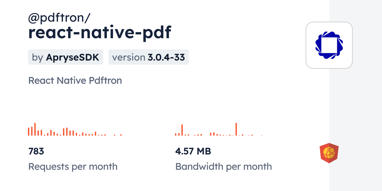 @pdftron/react-native-pdf CDN by jsDelivr - A CDN for npm and GitHub