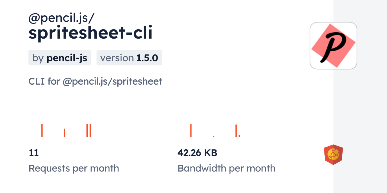 @pencil.js/spritesheet-cli CDN by jsDelivr - A CDN for npm and GitHub