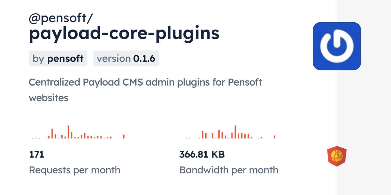@pensoft/payload-core-plugins CDN by jsDelivr - A CDN for npm and GitHub