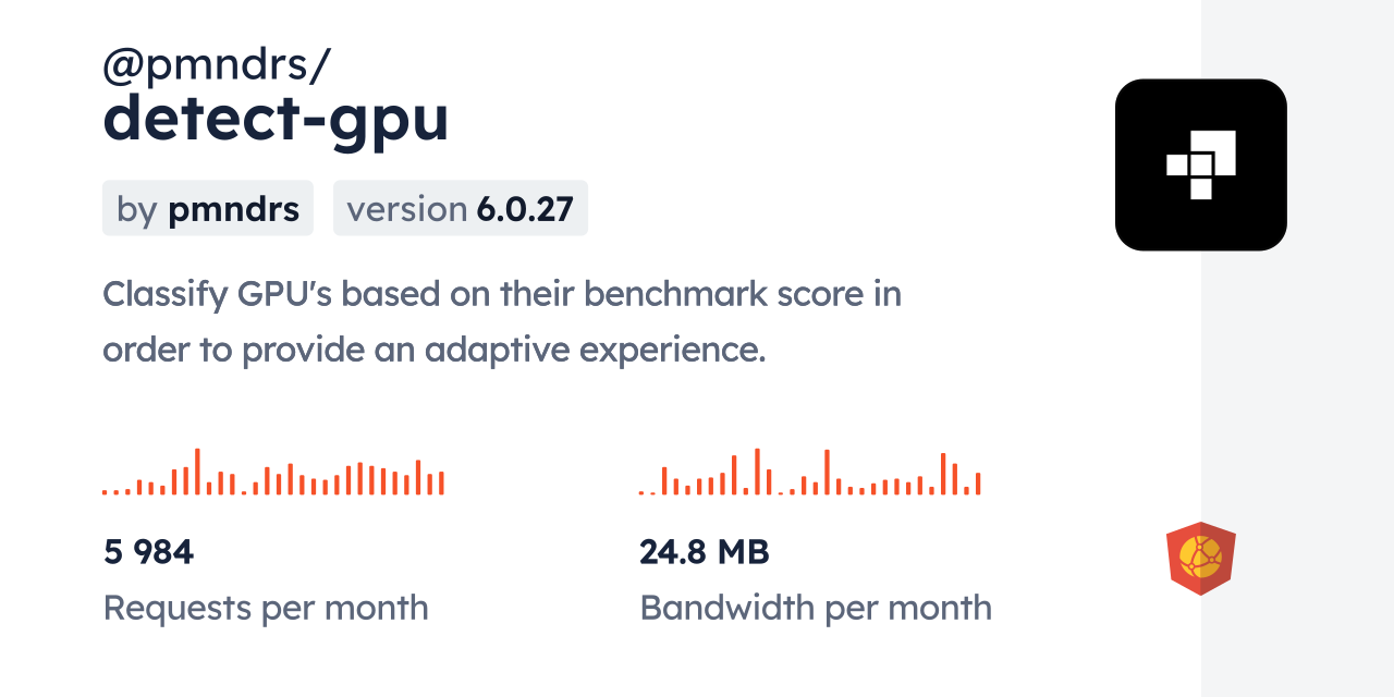 @pmndrs/detect-gpu CDN by jsDelivr - A CDN for npm and GitHub