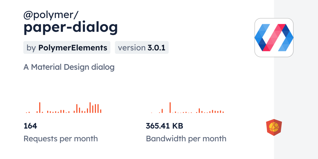 @polymer/paper-dialog CDN by jsDelivr - A CDN for npm and GitHub