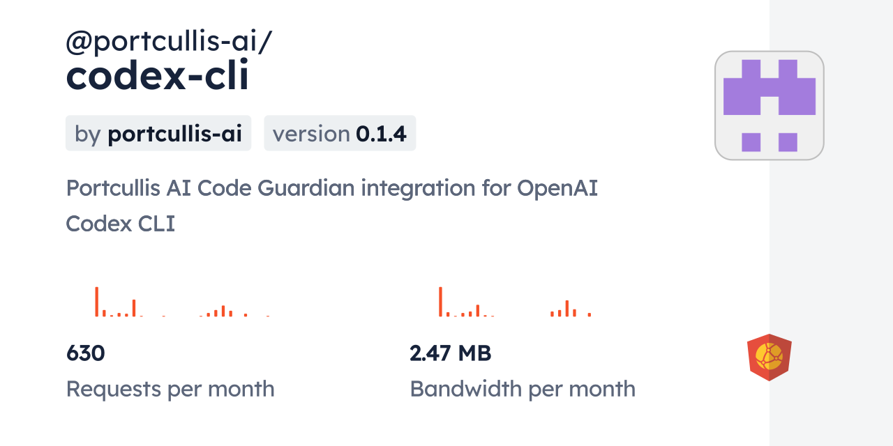 @portcullis-ai/codex-cli CDN by jsDelivr - A CDN for npm and GitHub