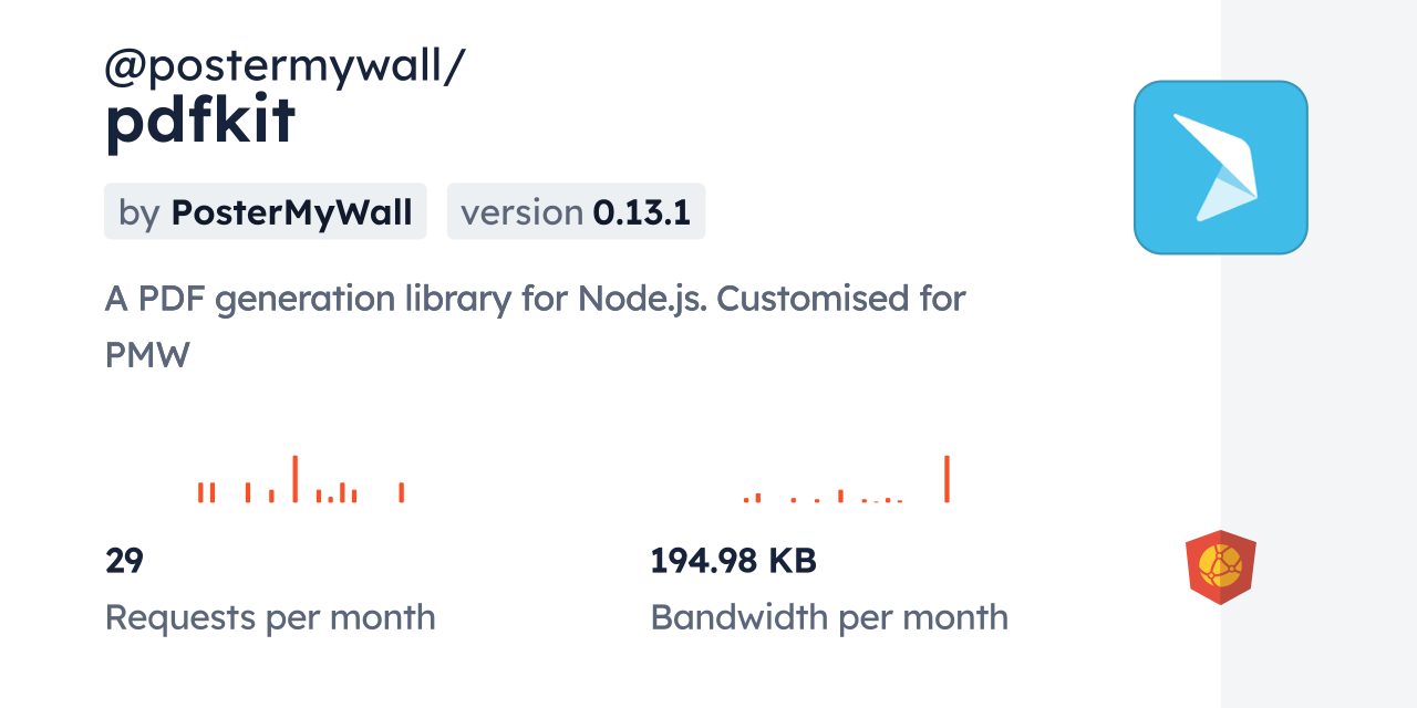 @postermywall/pdfkit CDN by jsDelivr - A CDN for npm and GitHub