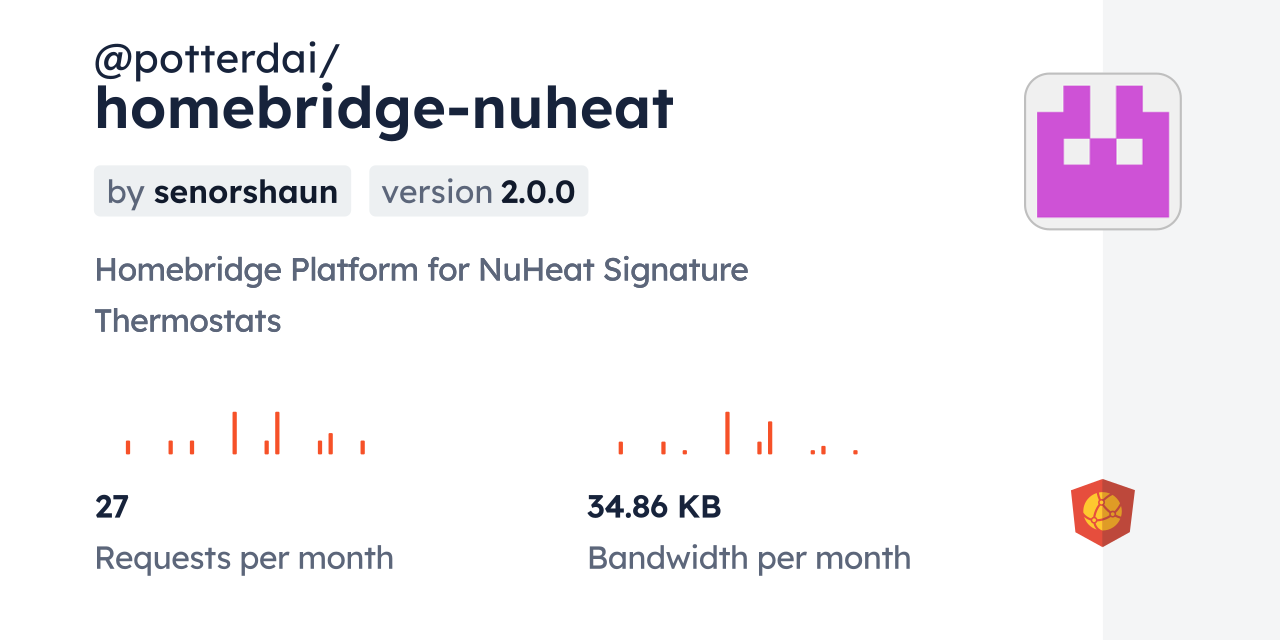 potterdai/homebridge-nuheat CDN by jsDelivr - A CDN for npm and GitHub