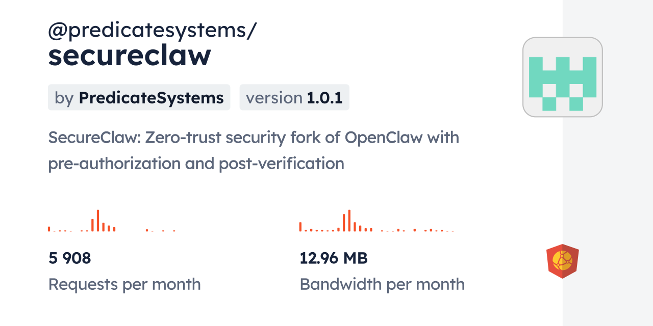 @predicatesystems/secureclaw CDN by jsDelivr - A CDN for npm and GitHub