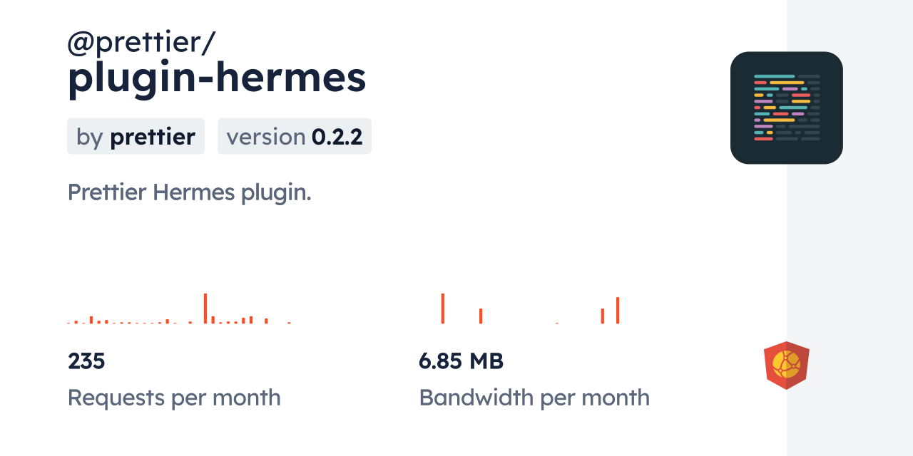@prettier/plugin-hermes CDN by jsDelivr - A CDN for npm and GitHub