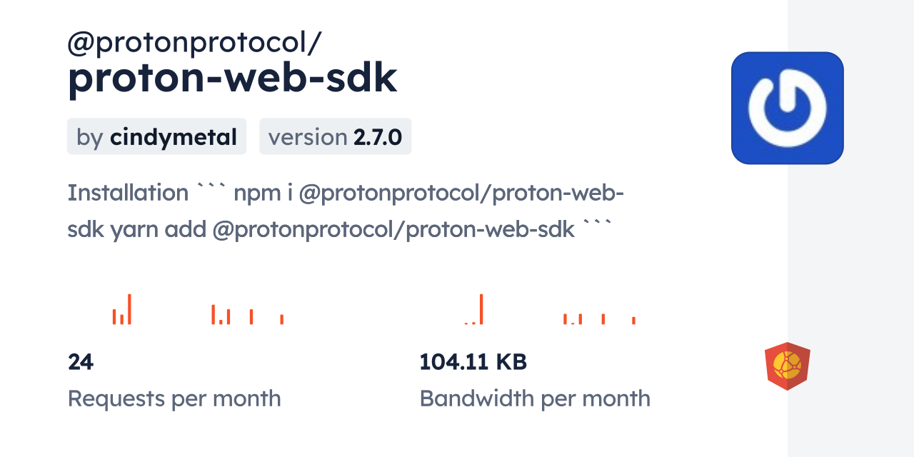 @protonprotocol/proton-web-sdk CDN by jsDelivr - A CDN for npm and GitHub