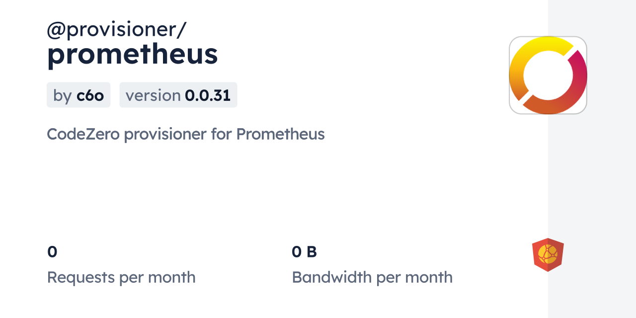 @provisioner/prometheus CDN by jsDelivr - A CDN for npm and GitHub