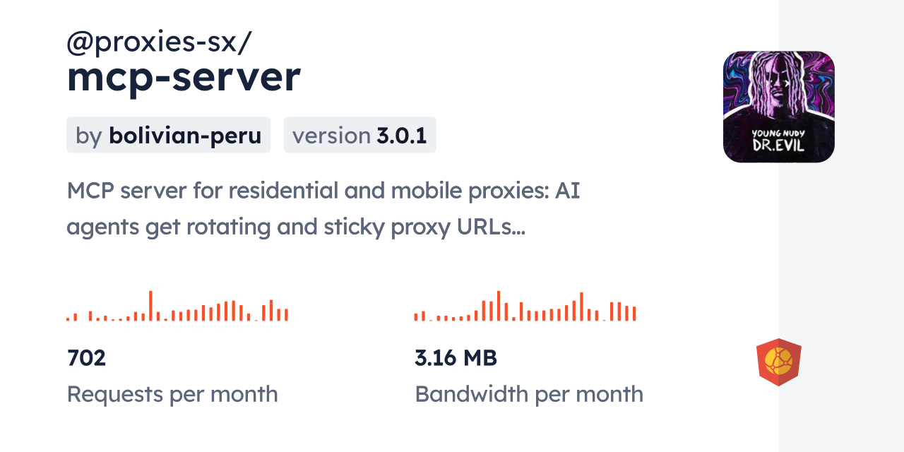 @proxies-sx/mcp-server CDN by jsDelivr - A CDN for npm and GitHub