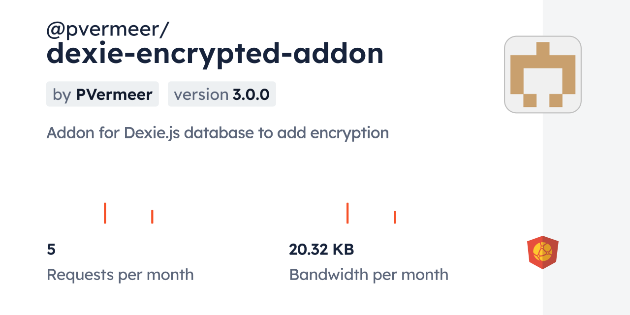 @pvermeer/dexie-encrypted-addon CDN by jsDelivr - A CDN for npm and GitHub