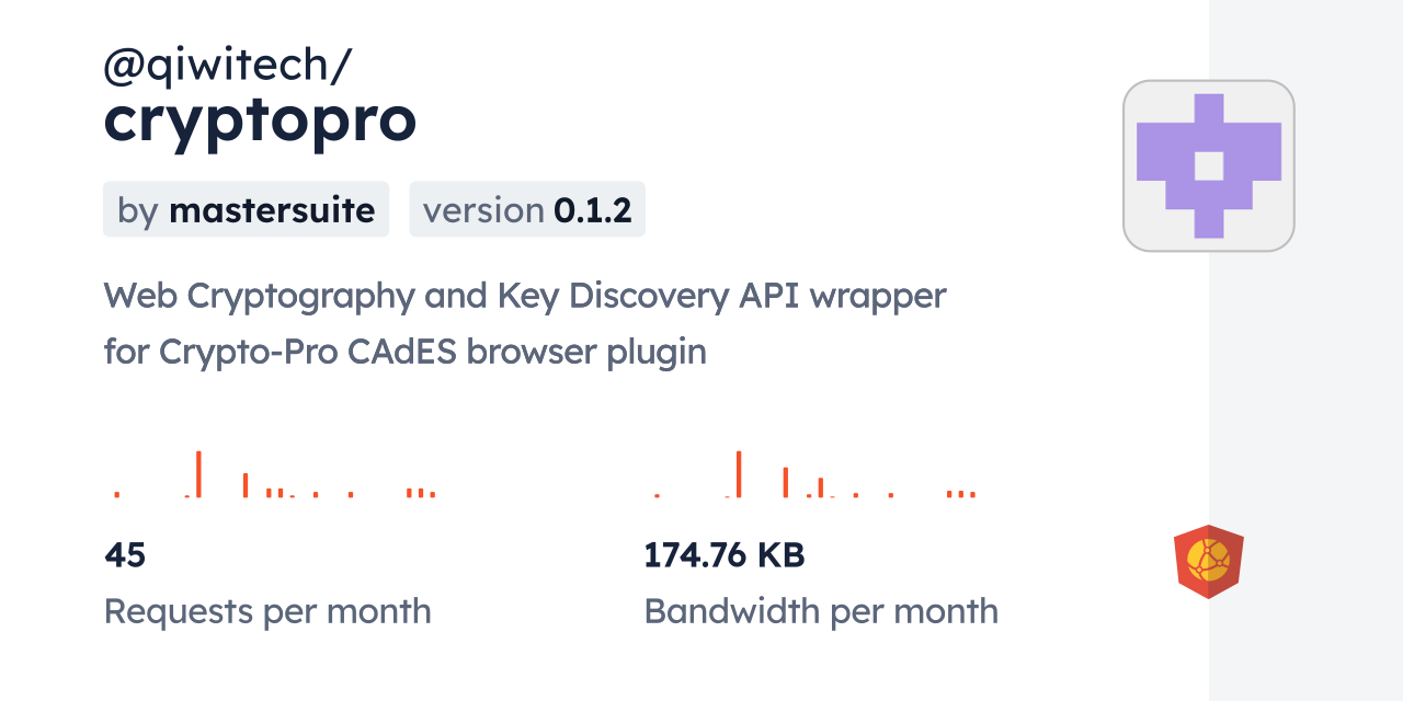 @qiwitech/cryptopro CDN by jsDelivr - A CDN for npm and GitHub