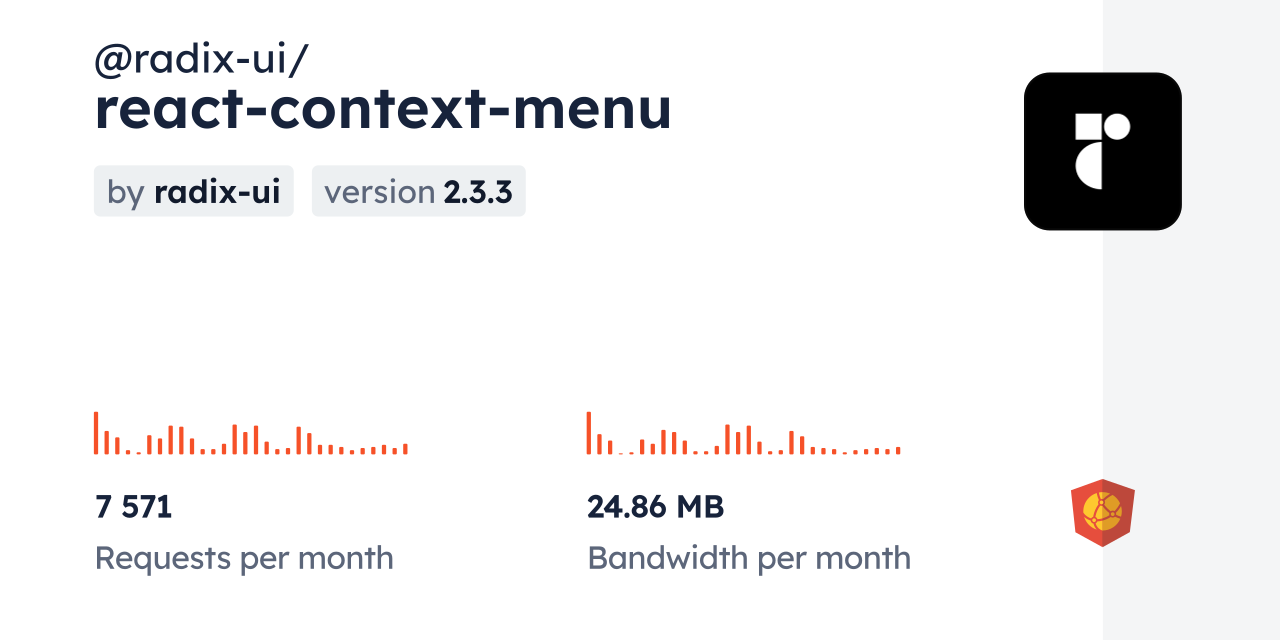  radix ui react context menu cdn by jsdelivr a cdn for npm and github