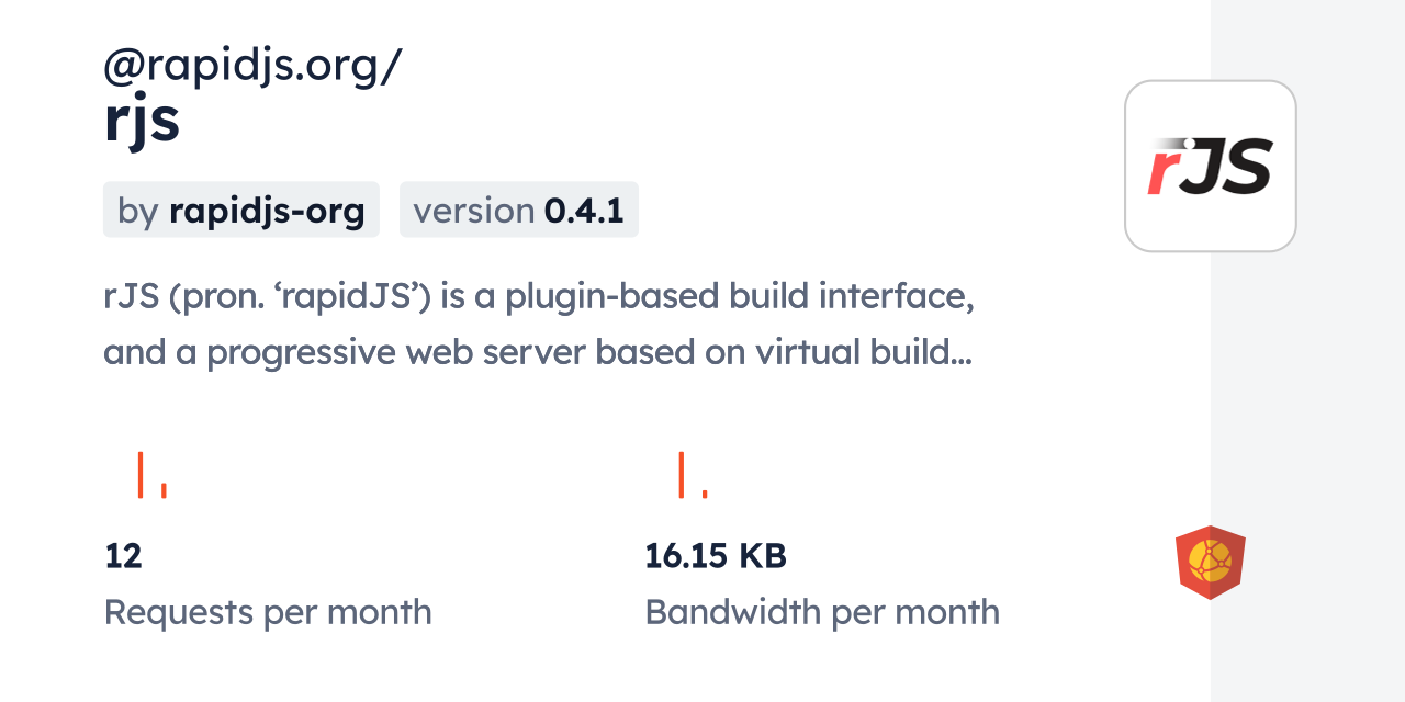 @rapidjs.org/rjs CDN by jsDelivr - A CDN for npm and GitHub