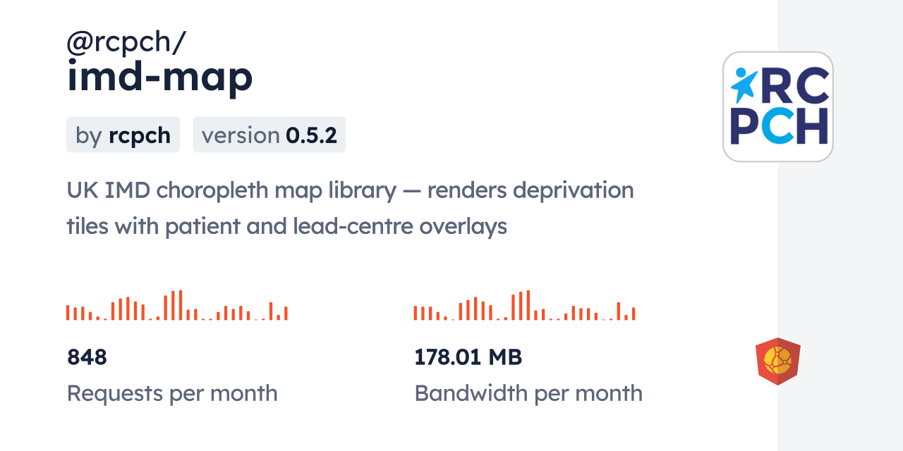 @rcpch/imd-map CDN by jsDelivr - A CDN for npm and GitHub