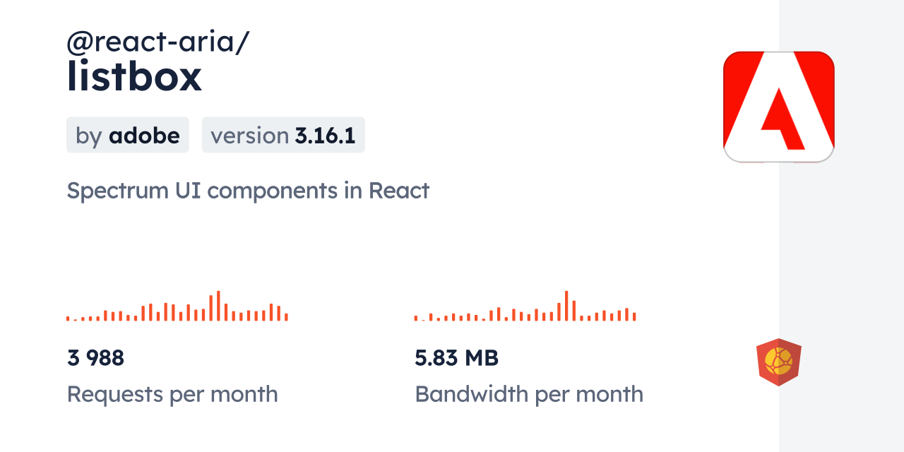 @react-aria/listbox CDN by jsDelivr - A CDN for npm and GitHub