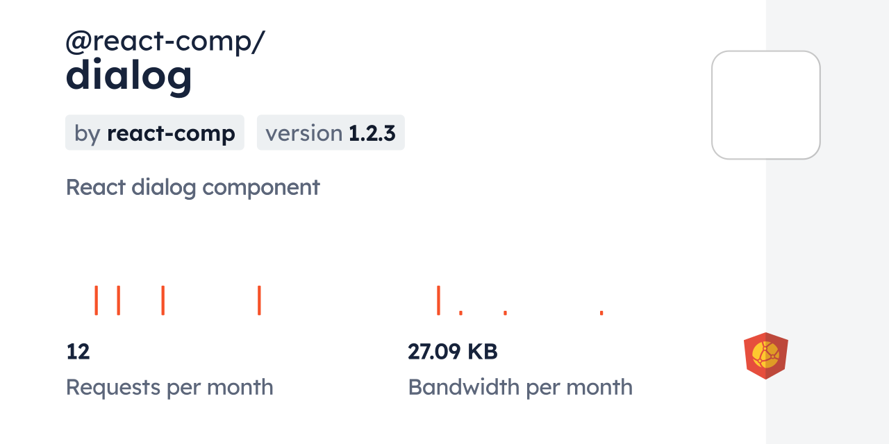 @react-comp/dialog CDN by jsDelivr - A CDN for npm and GitHub