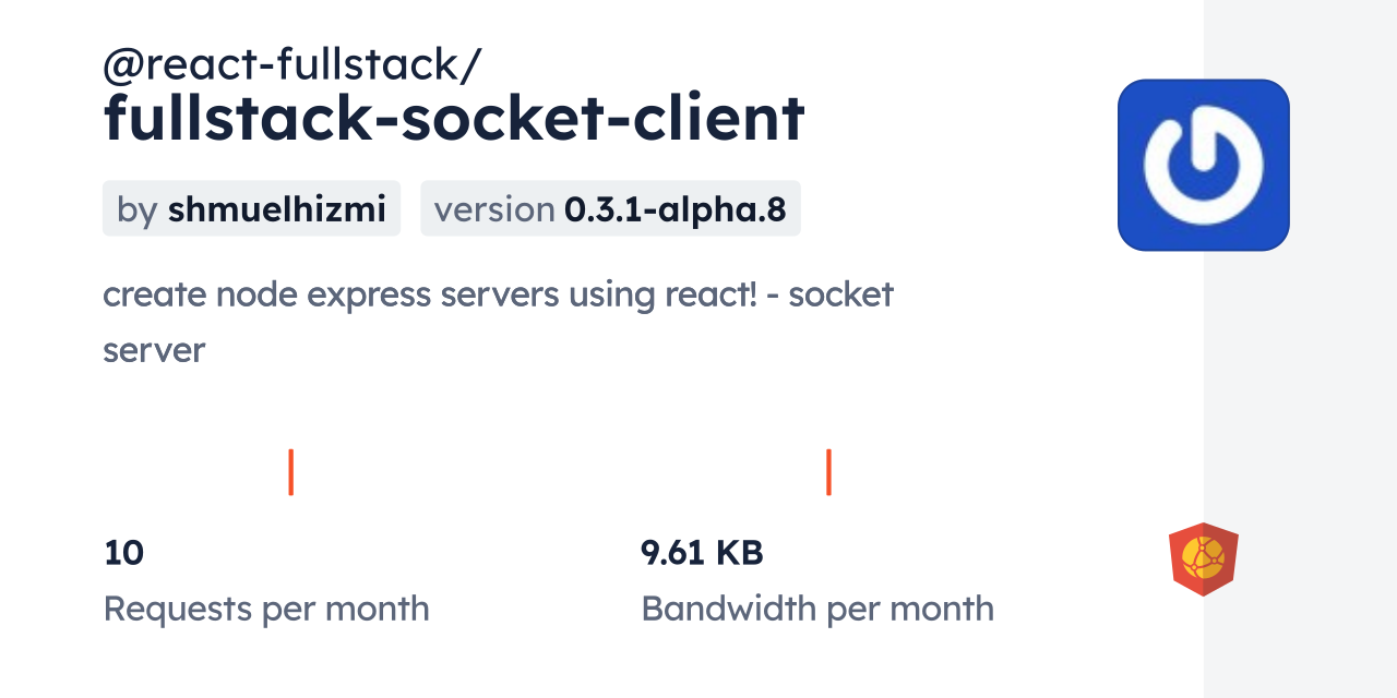 @react-fullstack/fullstack-socket-client CDN by jsDelivr - A CDN for ...