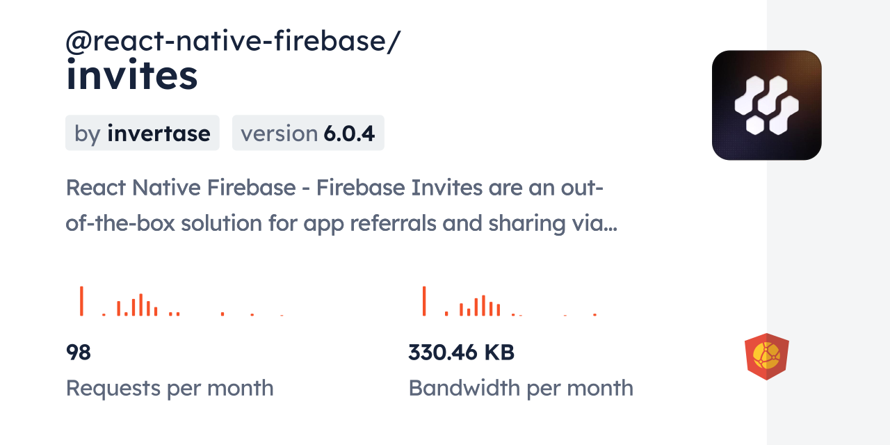 @react-native-firebase/invites CDN by jsDelivr - A CDN for npm and GitHub