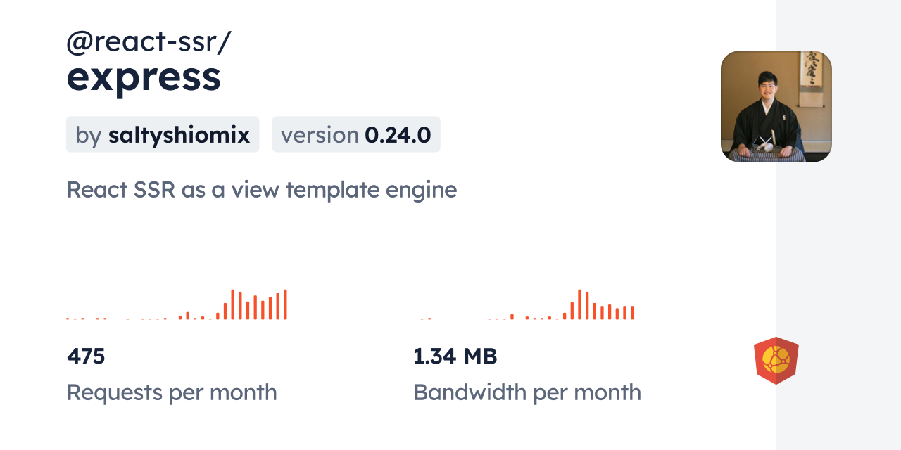 @react-ssr/express CDN by jsDelivr - A CDN for npm and GitHub