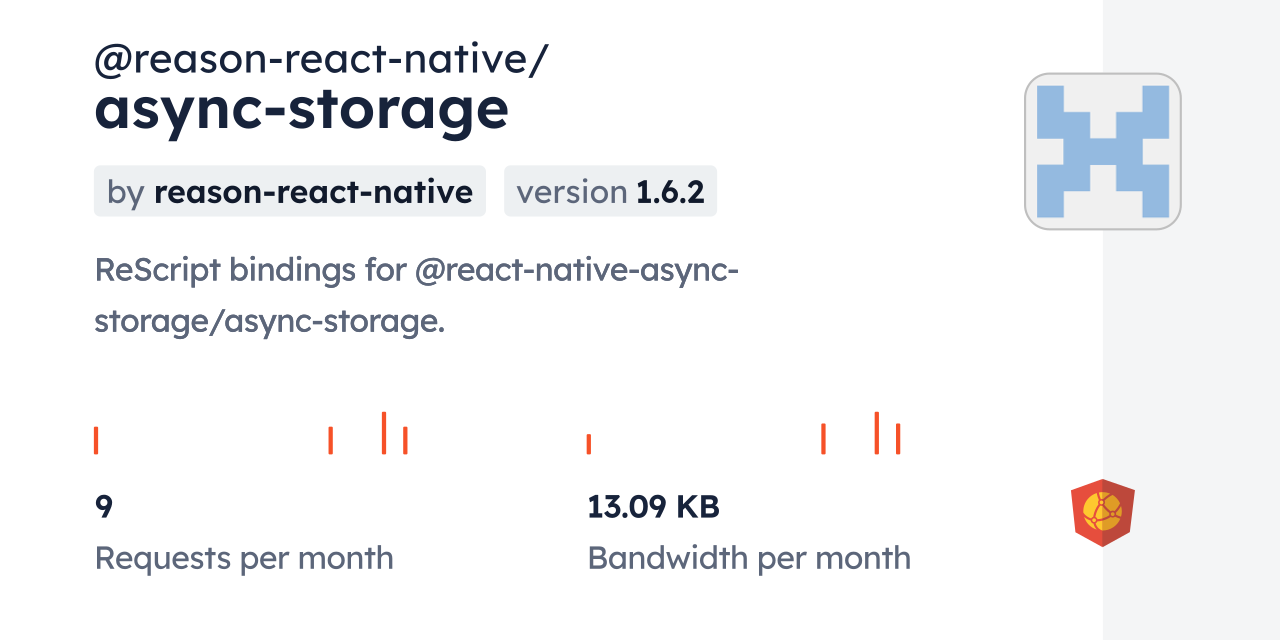 @reason-react-native/async-storage CDN by jsDelivr - A CDN for npm and ...