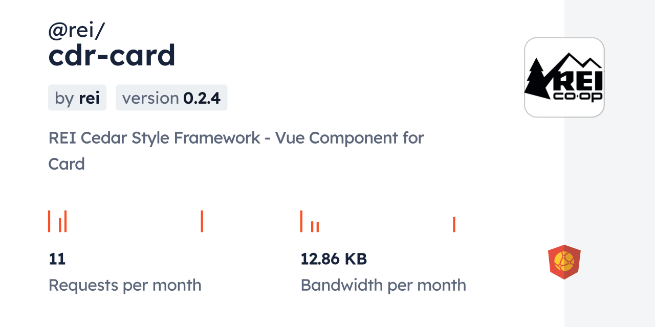 @rei/cdr-card CDN by jsDelivr - A CDN for npm and GitHub