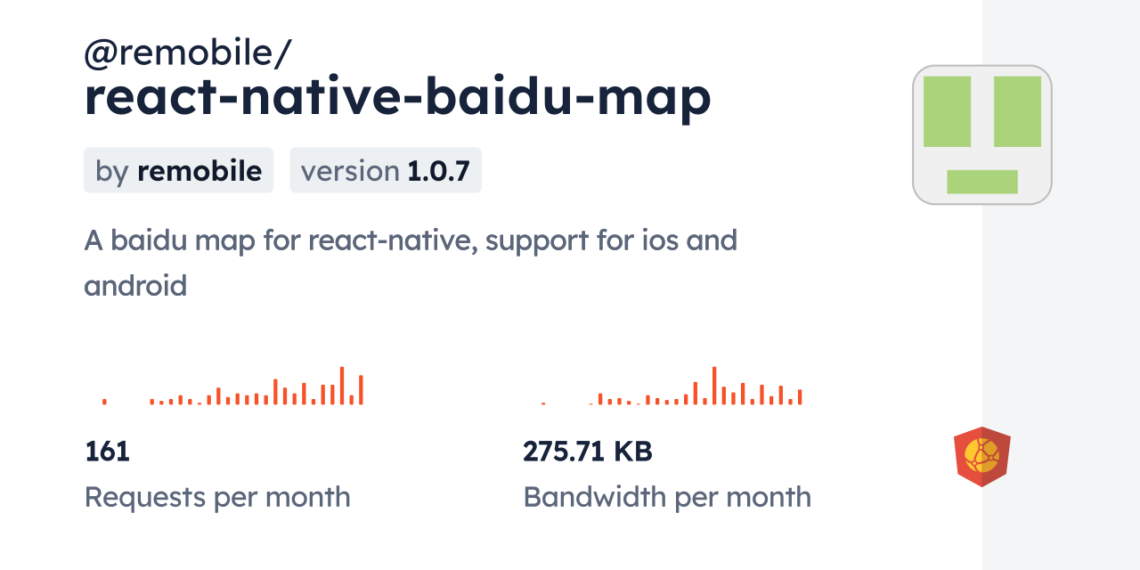 @remobile/react-native-baidu-map CDN by jsDelivr - A CDN for npm and GitHub