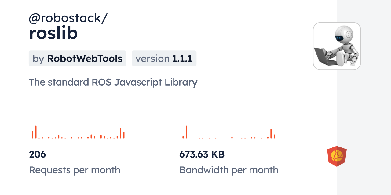 @robostack/roslib CDN by jsDelivr - A CDN for npm and GitHub