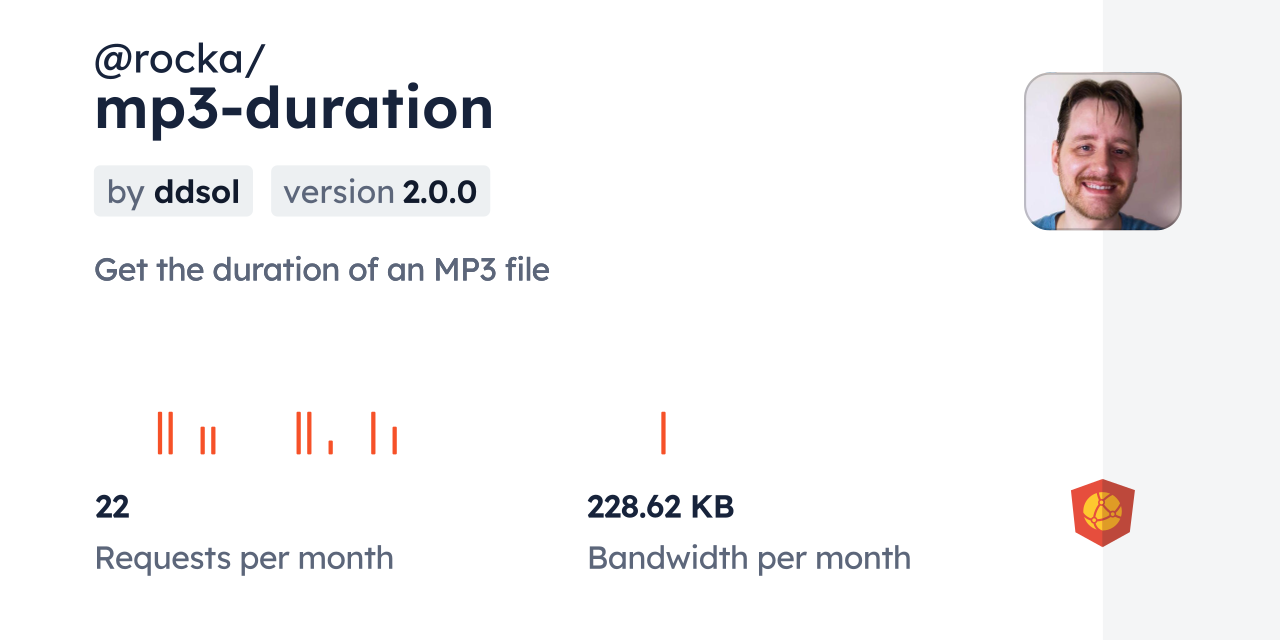 @rocka/mp3-duration CDN by jsDelivr - A CDN for npm and GitHub