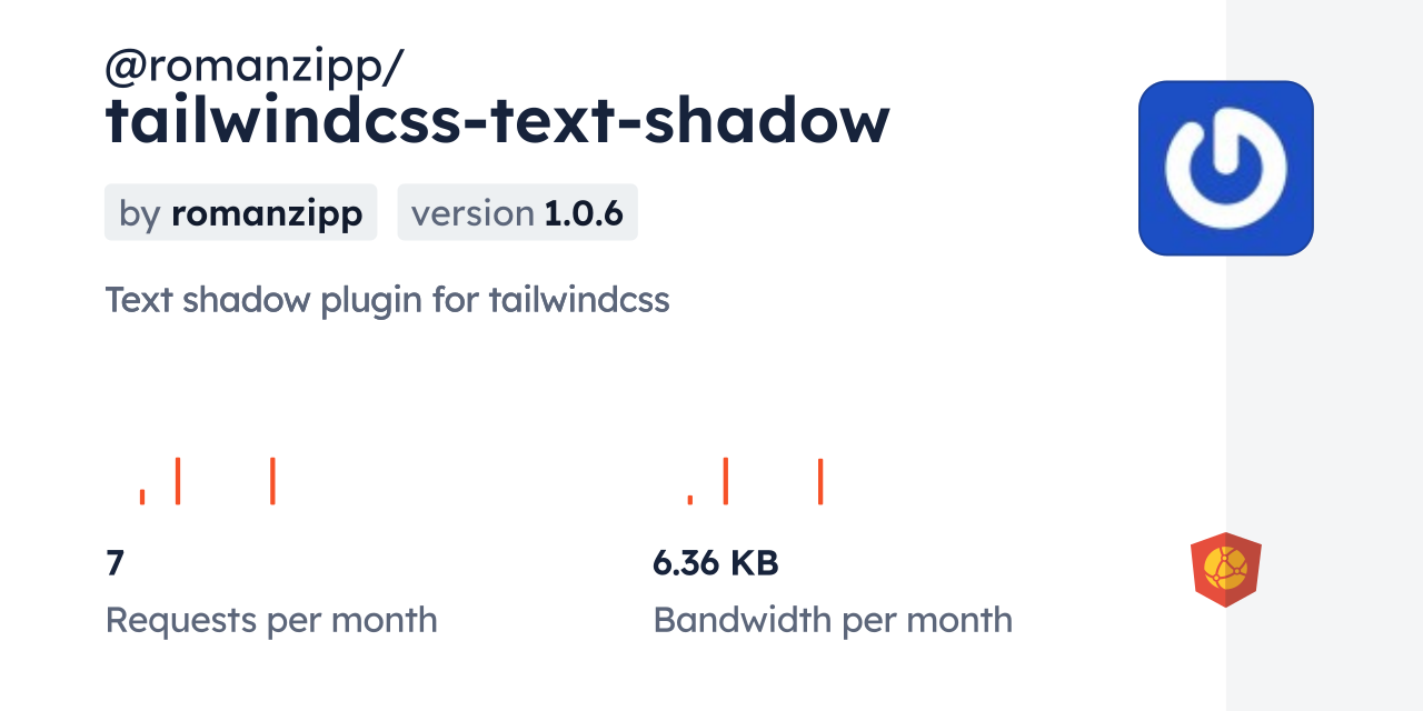 @romanzipp/tailwindcss-text-shadow CDN by jsDelivr - A CDN for npm and ...