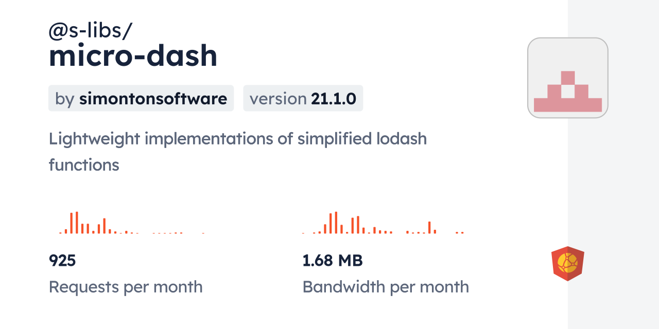 @s-libs/micro-dash CDN by jsDelivr - A CDN for npm and GitHub