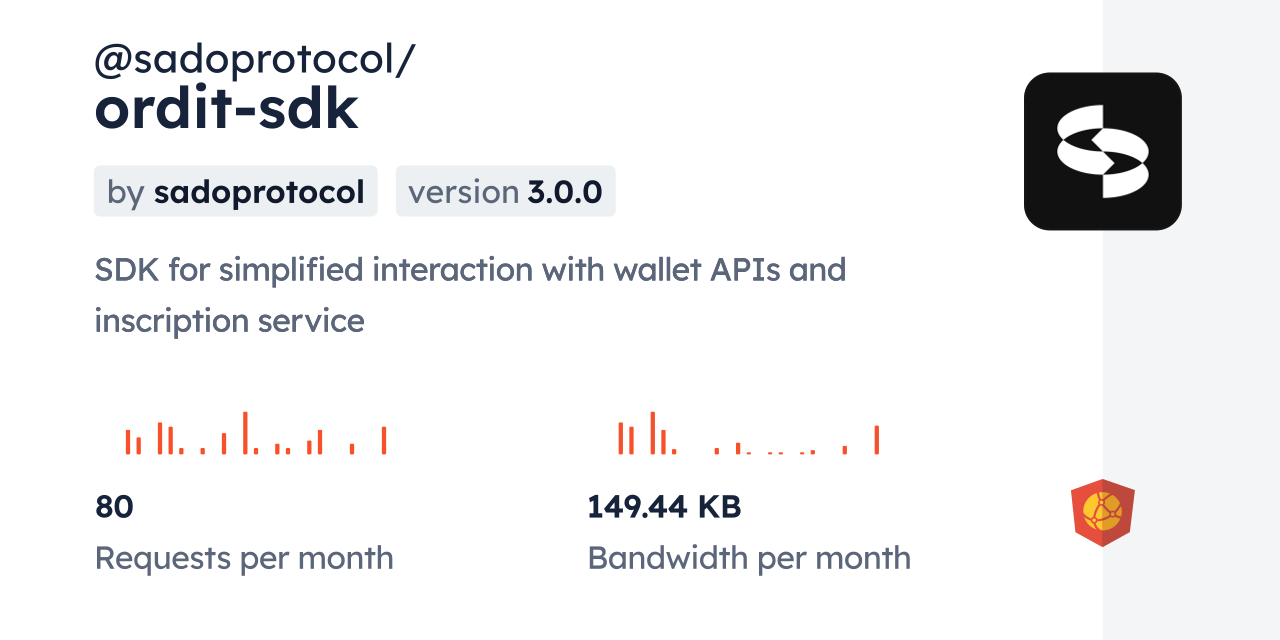 @sadoprotocol/ordit-sdk CDN by jsDelivr - A CDN for npm and GitHub