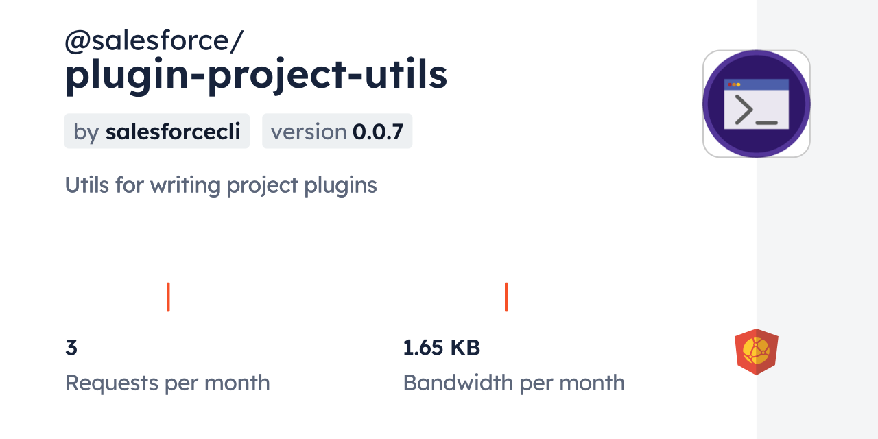 @salesforce/plugin-project-utils CDN by jsDelivr - A CDN for npm and GitHub