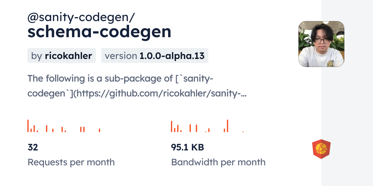 @sanity-codegen/schema-codegen CDN by jsDelivr - A CDN for npm and GitHub