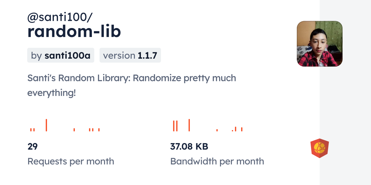@santi100/random-lib CDN by jsDelivr - A CDN for npm and GitHub