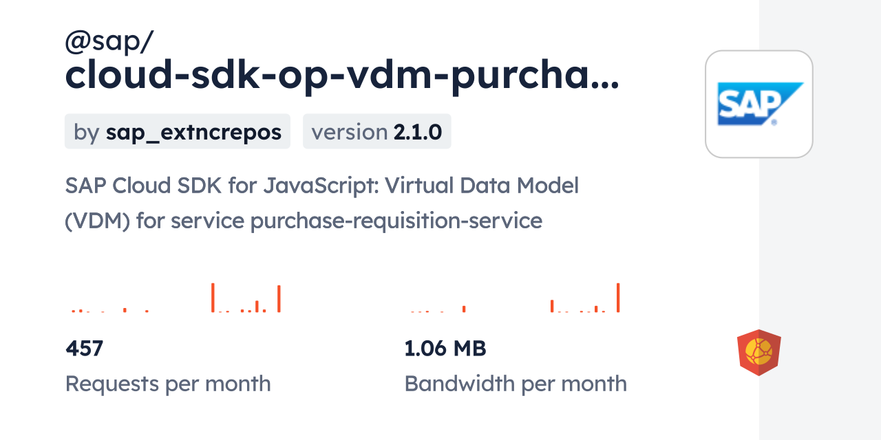 @sap/cloud-sdk-op-vdm-purchase-requisition-service CDN by jsDelivr - A ...