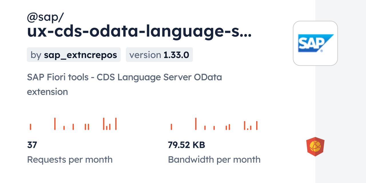 @sap/ux-cds-odata-language-server-extension CDN by jsDelivr - A CDN for ...
