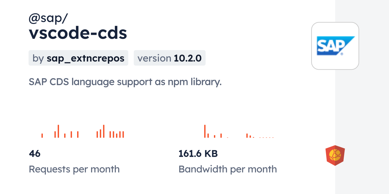 @sap/vscode-cds CDN by jsDelivr - A CDN for npm and GitHub