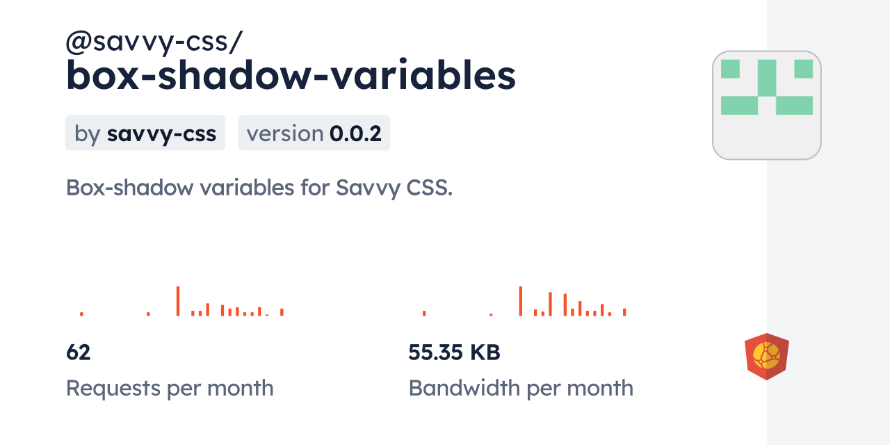 @savvy-css/box-shadow-variables CDN by jsDelivr - A CDN for npm and GitHub