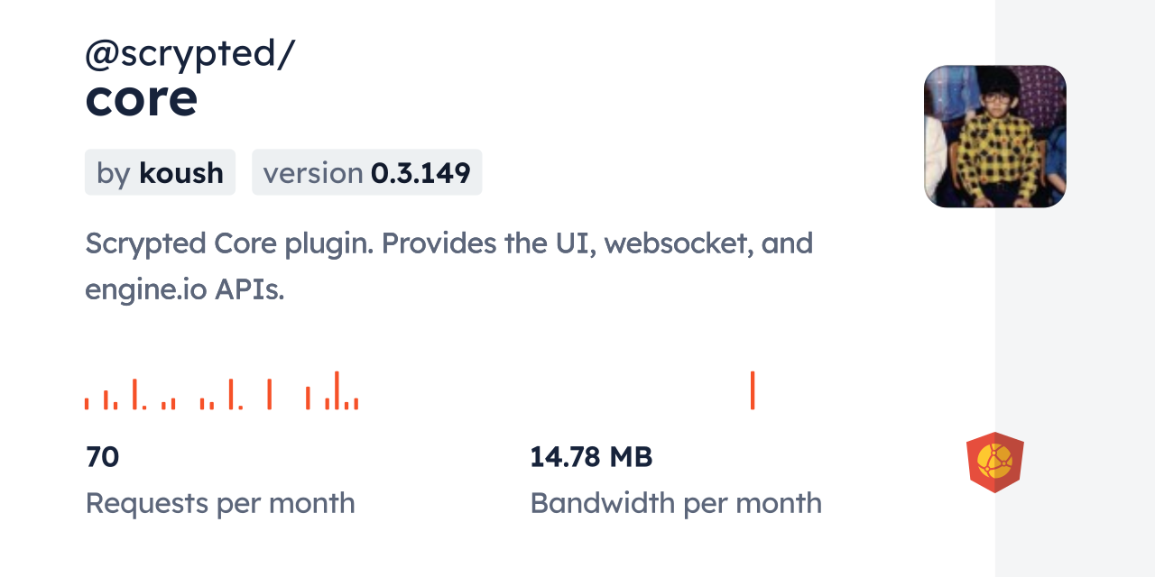 @scrypted/core CDN by jsDelivr - A CDN for npm and GitHub
