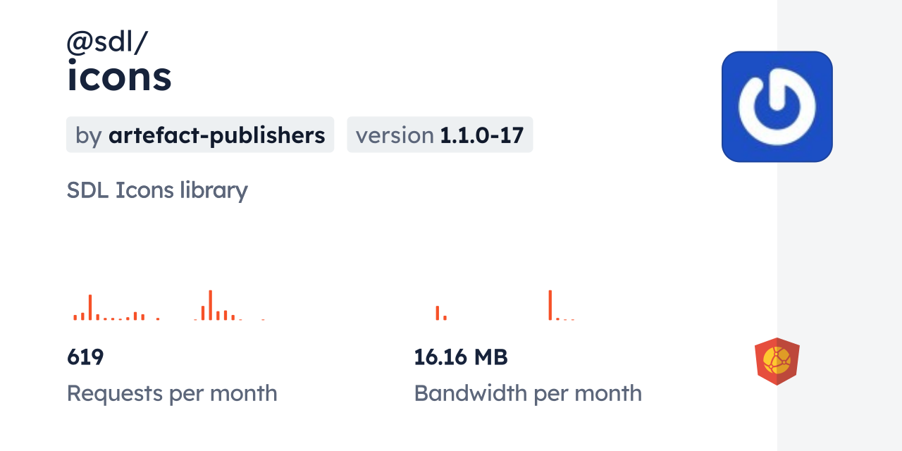 @sdl/icons CDN by jsDelivr - A CDN for npm and GitHub