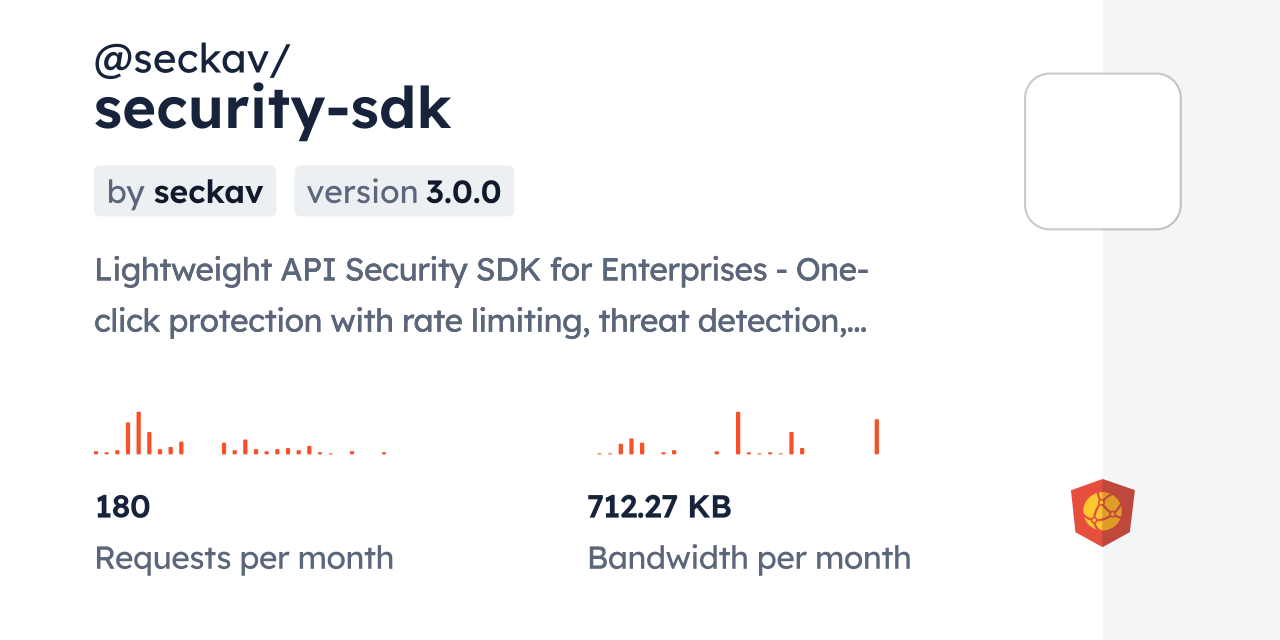 @seckav/security-sdk CDN by jsDelivr - A CDN for npm and GitHub